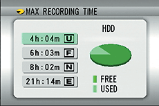 Max Recording Time