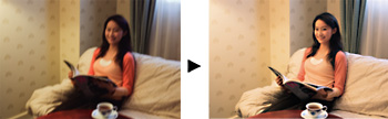 Digital SR (Shake-Reduction) Mode, with Top Sensitivity of ISO3200